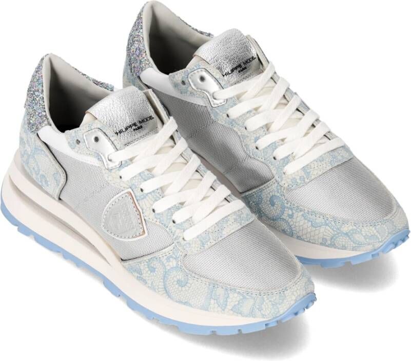 Philippe Model Sneakers Tropez Haute Running Gray Dames