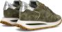 Philippe Model Salie Groene Suède Sneakers Multicolor Dames - Thumbnail 3