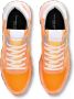 Philippe Model Sneakers Tropez Haute Running Orange Heren - Thumbnail 4