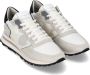 Philippe Model Witte Sneakers met Contrasterend Logo White Heren - Thumbnail 7