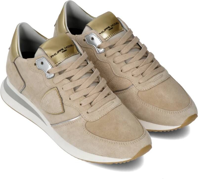 Philippe Model Sneakers Trpx Running Beige Dames