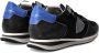 Philippe Model Vintage Style Running Sneakers Zwart Blauw Black Heren - Thumbnail 4