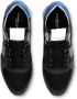 Philippe Model Vintage Style Running Sneakers Zwart Blauw Black Heren - Thumbnail 5