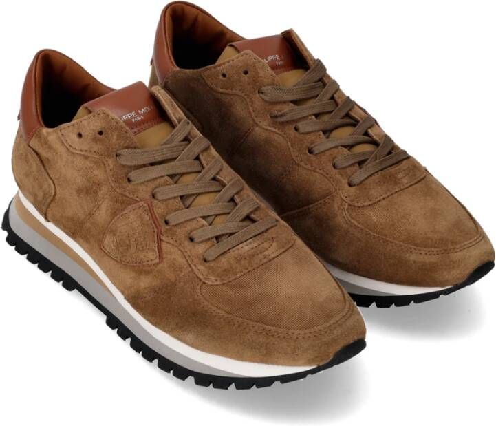 Philippe Model Sneakers Trpx Running Brown Heren