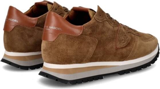 Philippe Model Sneakers Trpx Running Brown Heren