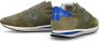 Philippe Model Blauw Groen Nylon Leren Sneakers voor Heren Green Heren - Thumbnail 6