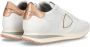 Philippe Model Witte Leren Casual Sneakers Vrouwen White Dames - Thumbnail 3