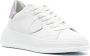 Philippe Model Witte+Lichtblauwe Sneakers met Metallic Accenten White Dames - Thumbnail 17