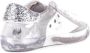 Philippe Model Glitter Sneaker met Logo Details Gray Dames - Thumbnail 11