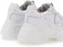 Philippe Model Logo Sneakers met Leren Bovenwerk en Rubberen Zool White Dames - Thumbnail 4