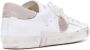 Philippe Model Witte Lage Sneakers van Leer voor Dames White Dames - Thumbnail 8