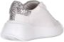 Philippe Model Logo Sneakers met Leren Bovenwerk en Rubberen Zool White Dames - Thumbnail 3