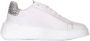 Philippe Model Logo Sneakers met Leren Bovenwerk en Rubberen Zool White Dames - Thumbnail 4