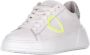 Philippe Model Logo Sneakers met Leren Bovenwerk en Rubberen Zool White Dames - Thumbnail 5