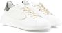 Philippe Model Witte Leren Sneaker met Vintage Velvet Detail White Dames - Thumbnail 10