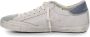 Philippe Model Vintage Leren Sneakers White Heren - Thumbnail 14