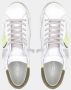 Philippe Model Witte lage top sneakers met verontrustende details White Heren - Thumbnail 4