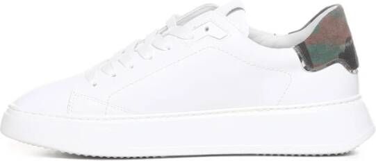 Philippe Model Stijlvolle witte sneakers voor heren Wit Heren