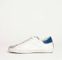 Philippe Model Paris Wit Leren Blauwe Inzet Sneakers White Heren - Thumbnail 3