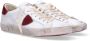 Philippe Model Street Style Leren Sneakers Wit Rood Multicolor Heren - Thumbnail 2