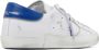 Philippe Model Witte en Blauwe Leren Lage Sneakers White Heren - Thumbnail 13