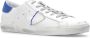 Philippe Model Witte en Blauwe Leren Lage Sneakers White Heren - Thumbnail 8