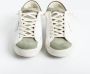 Philippe Model Vintage Gewassen Leren Sneakers met Militaire Suede Details Beige Heren - Thumbnail 14