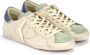 Philippe Model Vintage Leren Sneakers White Heren - Thumbnail 4