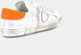 Philippe Model Prsx Leren Sneaker voor Mannen White Heren - Thumbnail 6