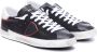 Philippe Model Paris X Leren Sneakers in Zwart en Rood Black Heren - Thumbnail 9