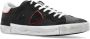 Philippe Model Paris X Leren Sneakers in Zwart en Rood Black Heren - Thumbnail 4