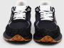 Philippe Model Sportieve Lage Sneaker in Zwart en Oranje Black Heren - Thumbnail 3