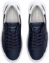 Philippe Model Stedelijke Leren Sneaker met Contrast Kraag Black Heren - Thumbnail 2