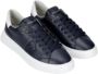 Philippe Model Stedelijke Leren Sneaker met Contrast Kraag Black Heren - Thumbnail 3