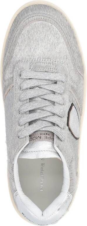 Philippe Model Stijlvolle Lage Damessneakers Gray Dames