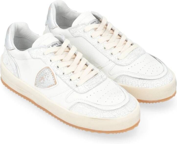 Philippe Model Stijlvolle Lage Damessneakers White Dames