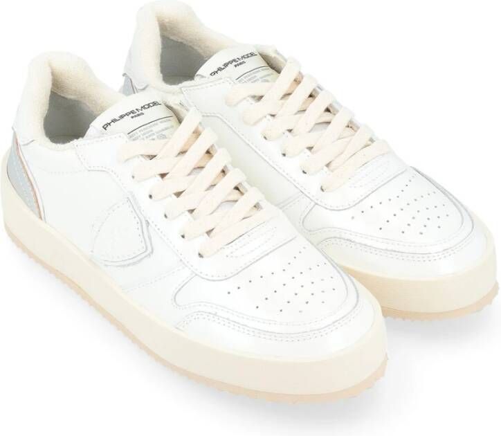 Philippe Model Stijlvolle Lage Damessneakers White Dames