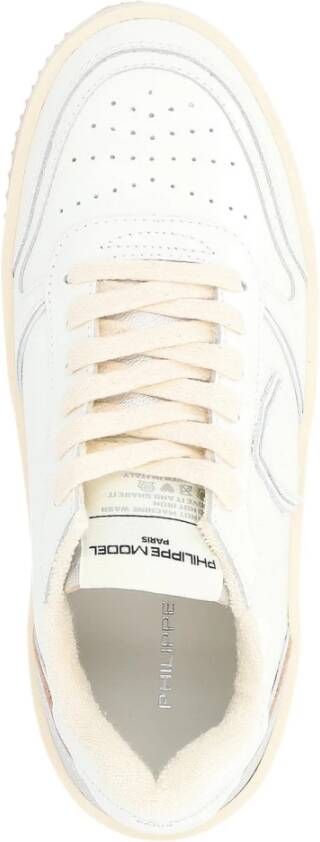 Philippe Model Stijlvolle Lage Damessneakers White Dames