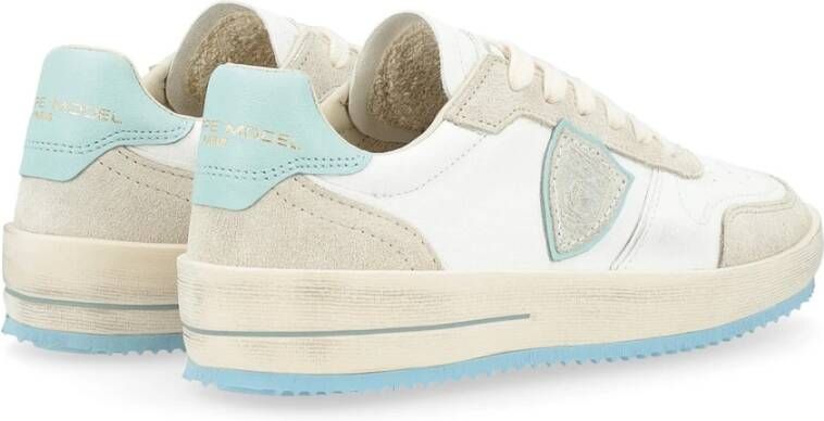 Philippe Model Stijlvolle Lage Damessneakers White Dames