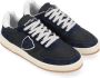 Philippe Model Stijlvolle Lage Heren Sneakers in Blauw Blue Heren - Thumbnail 4