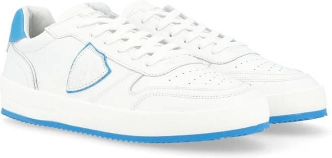 Philippe Model Stijlvolle Lage Heren Sneakers White Heren