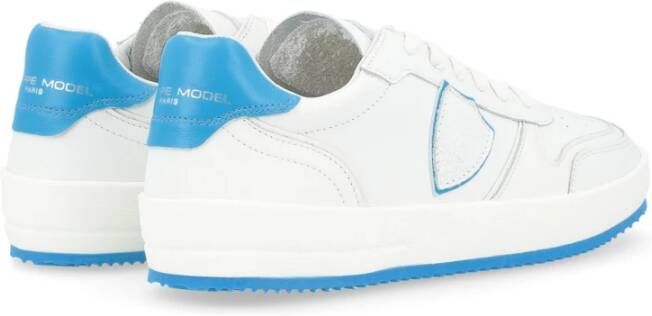 Philippe Model Stijlvolle Lage Heren Sneakers White Heren