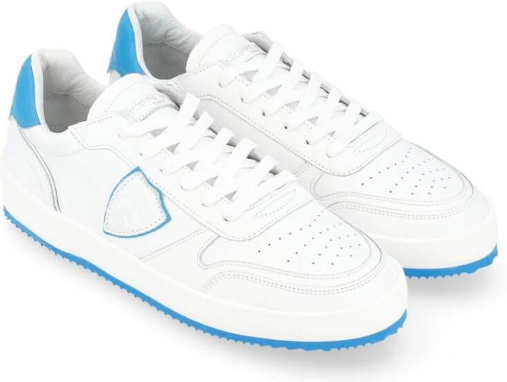 Philippe Model Stijlvolle Lage Heren Sneakers White Heren