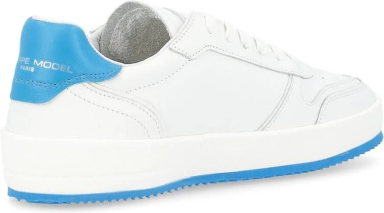 Philippe Model Stijlvolle Lage Heren Sneakers White Heren