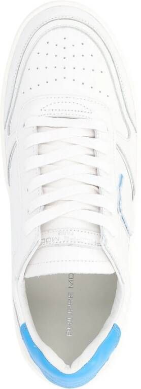 Philippe Model Stijlvolle Lage Heren Sneakers White Heren