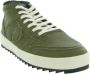 Philippe Model Stijlvolle Mid-Top Schoenen Green Heren - Thumbnail 3