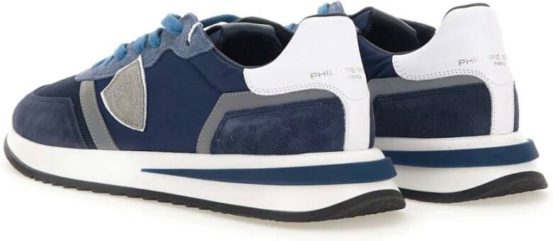 Philippe Model Stijlvolle Sneakers Blue Heren