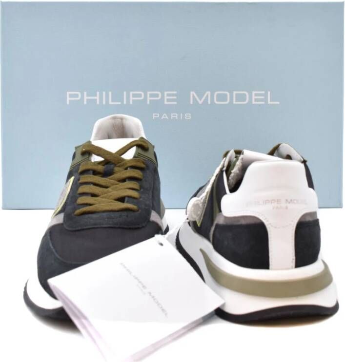 Philippe Model Stijlvolle Sneakers voor dagelijks gebruik Blue Heren