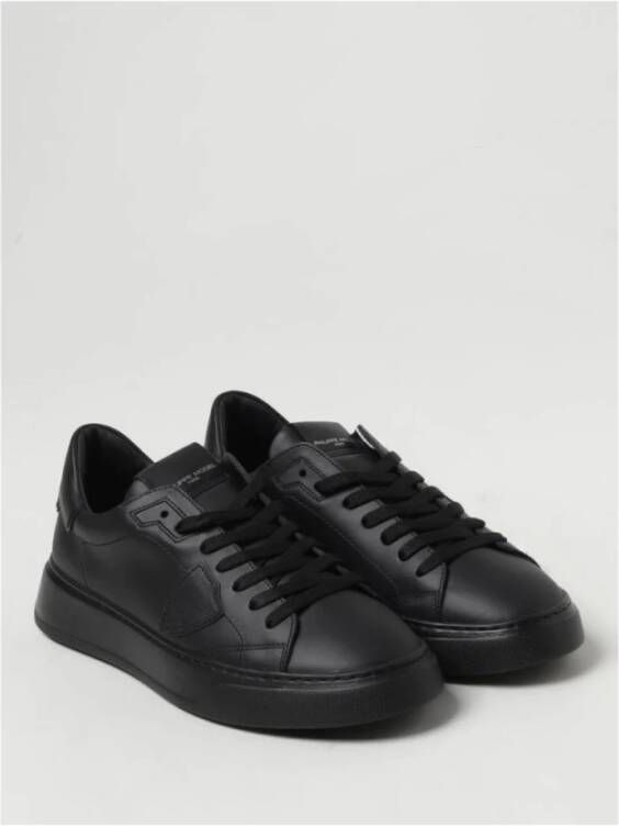 Philippe Model Stijlvolle Sneakers voor Mannen Black Heren