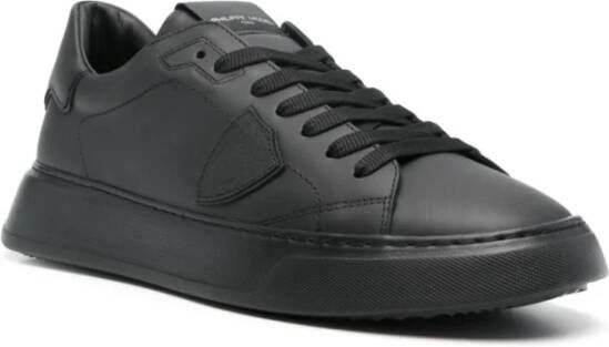 Philippe Model Stijlvolle Sneakers voor Mannen en Vrouwen Black Heren